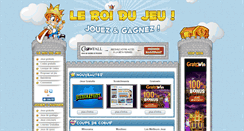 Desktop Screenshot of leroidujeu.com