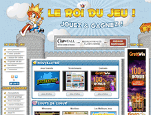 Tablet Screenshot of leroidujeu.com